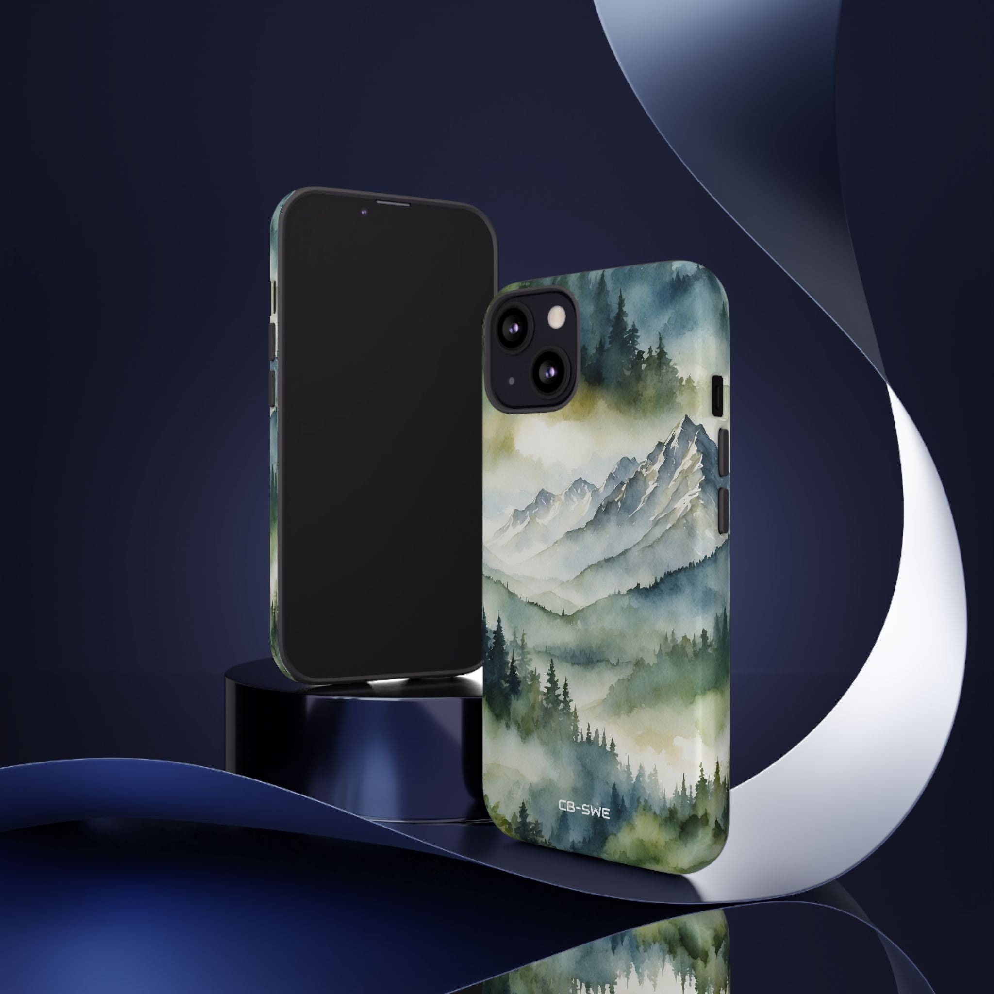 Misty Peaks Emerge - iPhone Case