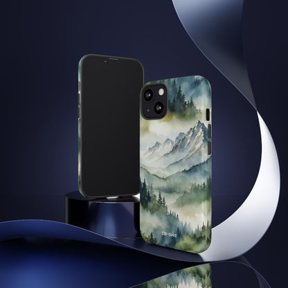 Misty Peaks Emerge - iPhone Case