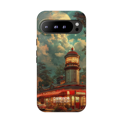 Retro Moonlight Cafe Google Pixel 9 - Tough