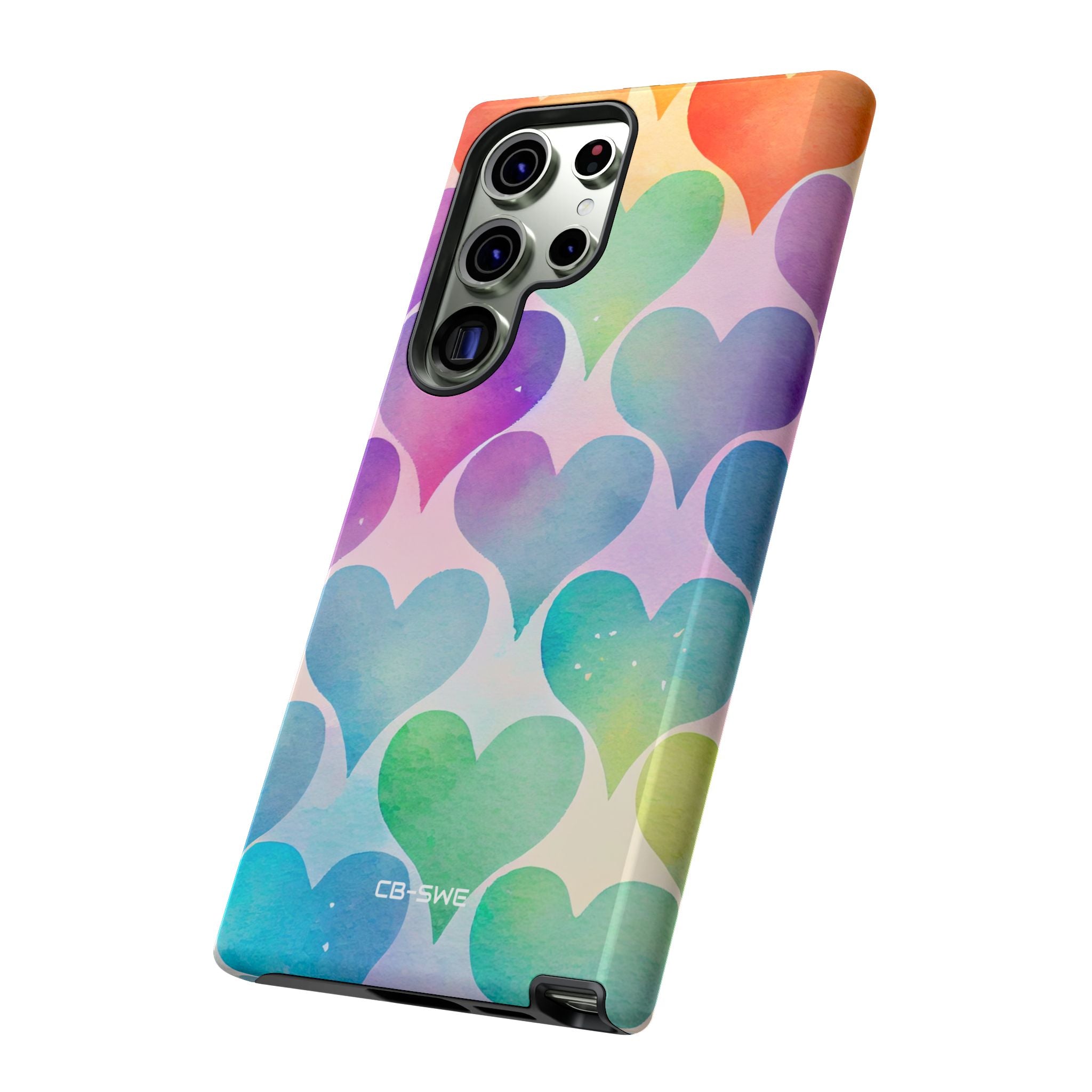 Watercolor Heart Symphony - Samsung Case