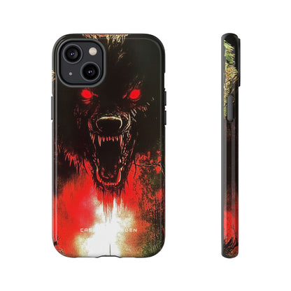 Bloodmoon Wolf's Lament iPhone 14 - Tough Phone Case