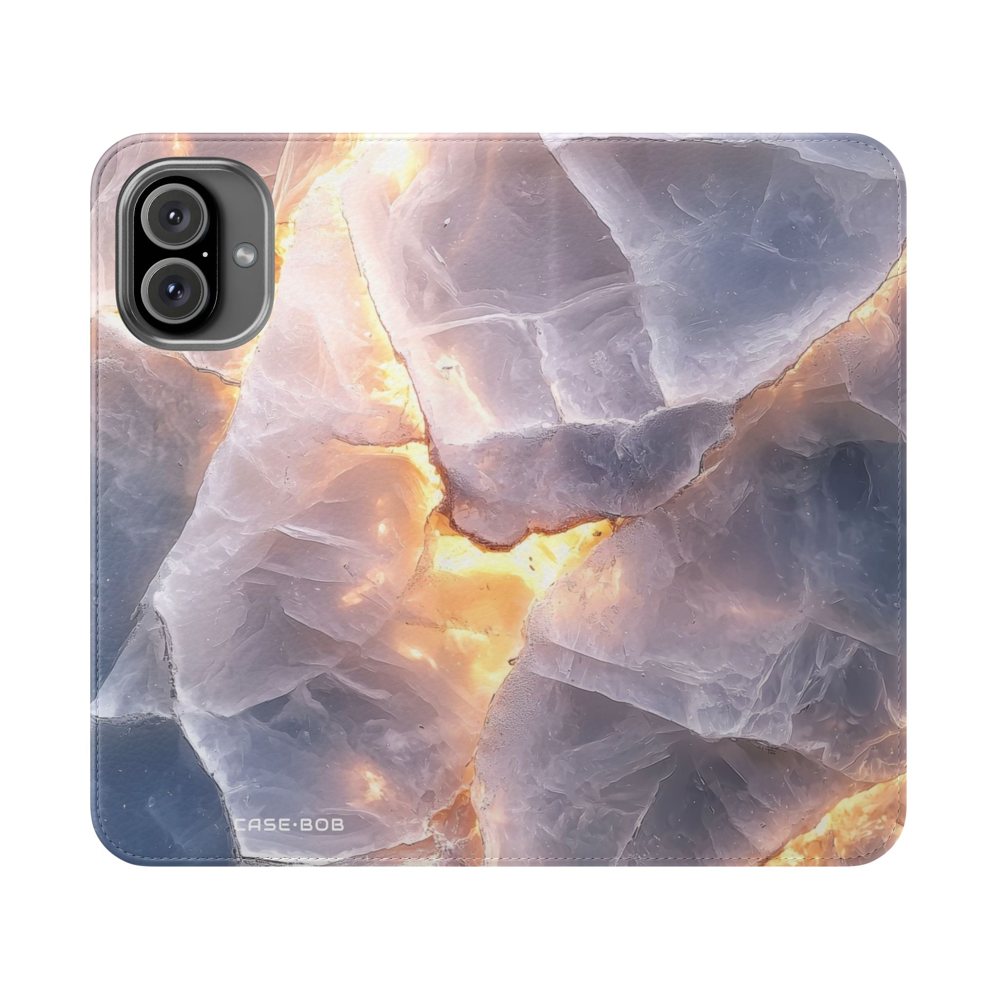 Crystal Veins Glow - iPhone 16 Plus Cover - Pung