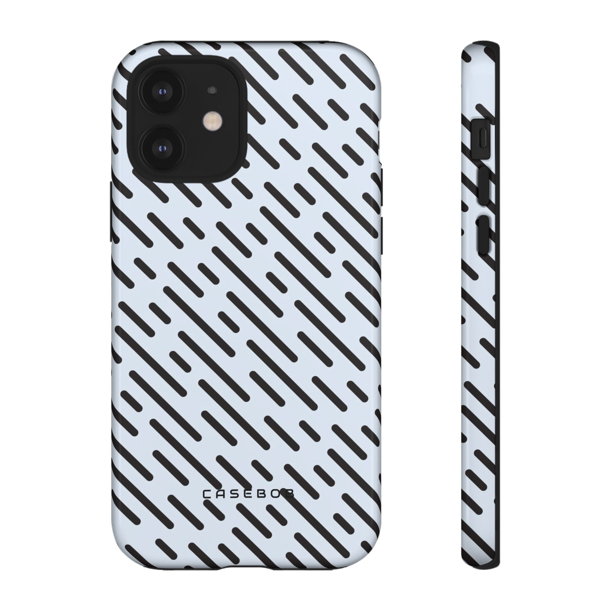 Monochrome Dash - Protective Phone Case