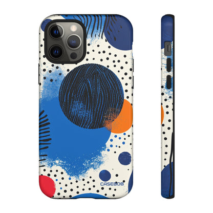 Blue Tranquil Geometry - Protective Phone Case