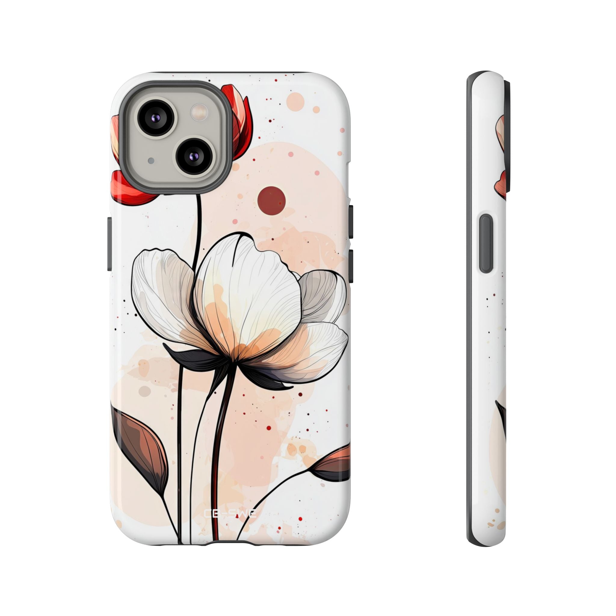 Vibrant Floral Elegance - iPhone Case