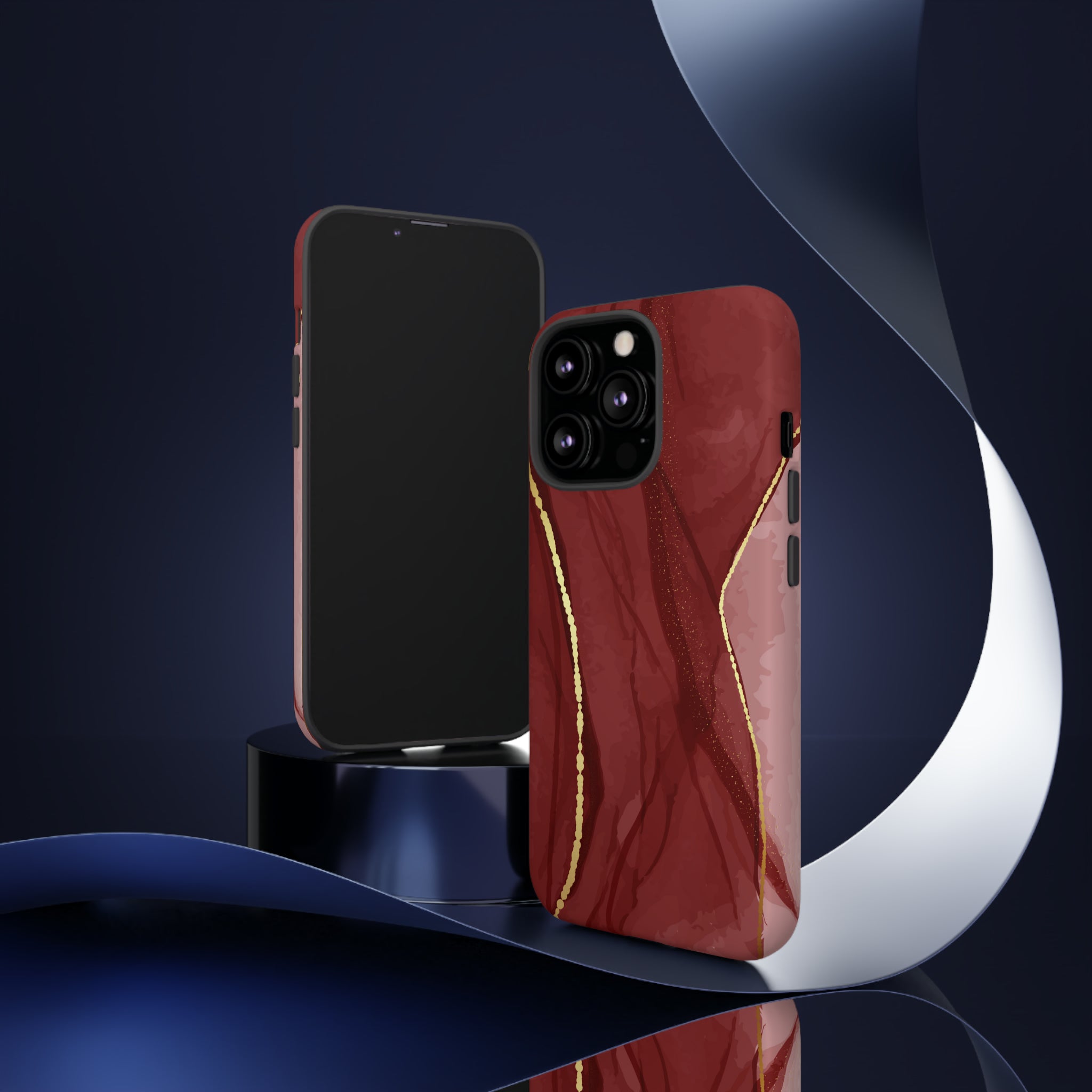 Dark Red - Protective Phone Case