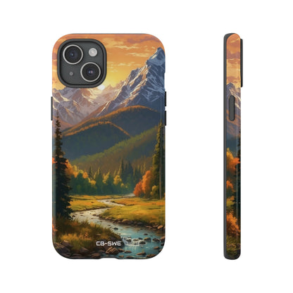 Mountain Reflections Glimmer - iPhone Case