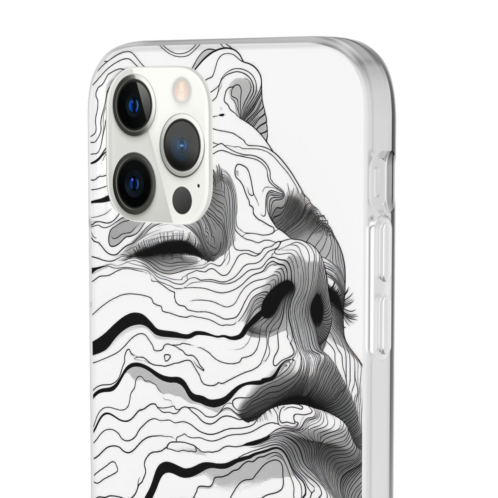 Topographic Serenity | Flexible Phone Case for iPhone