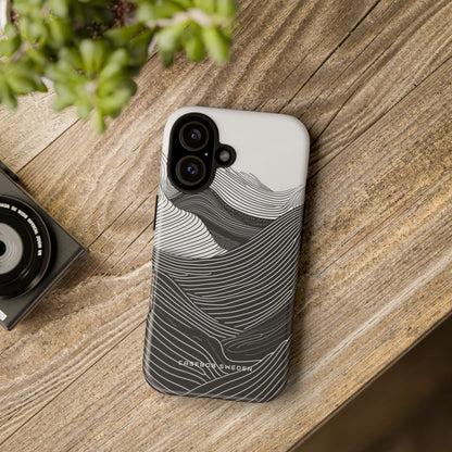 Undulating Horizon Waves iPhone 16 - Tough Phone Case