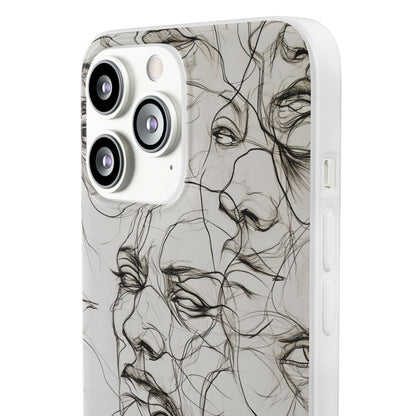 Ethereal Faces | Flexible Phone Case for iPhone