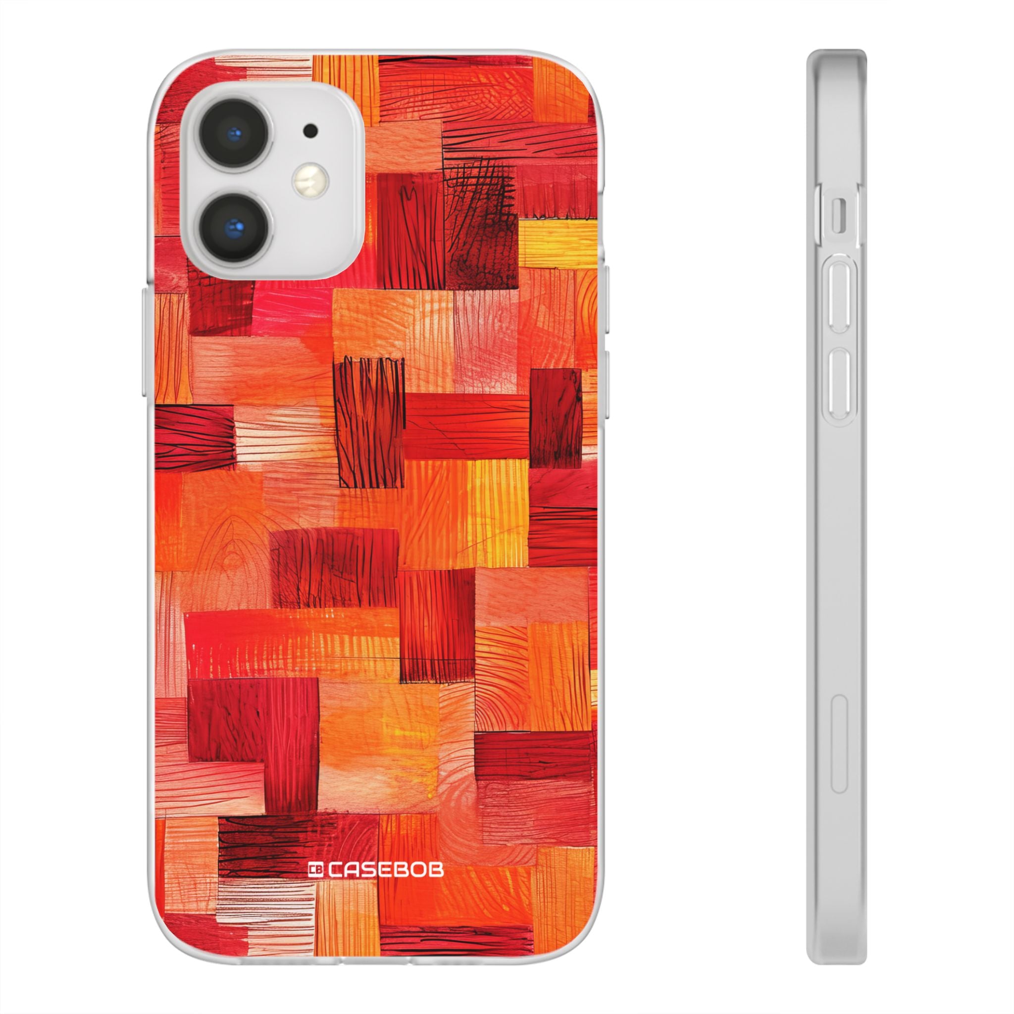 Warm Tone Pattern | Phone Case for iPhone (Flexible Case)