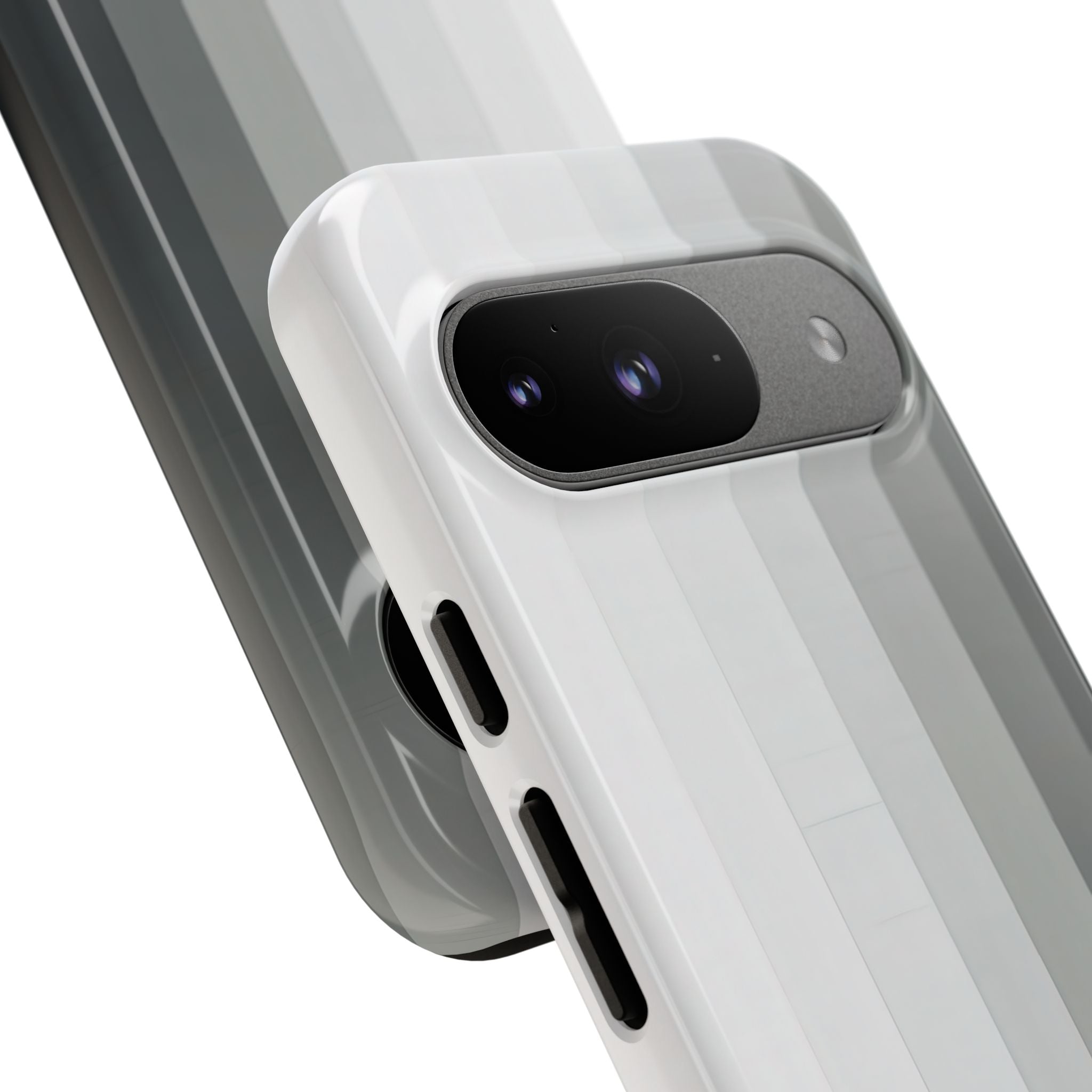 Silver Gradient Stripes Google Pixel 9 - Tough