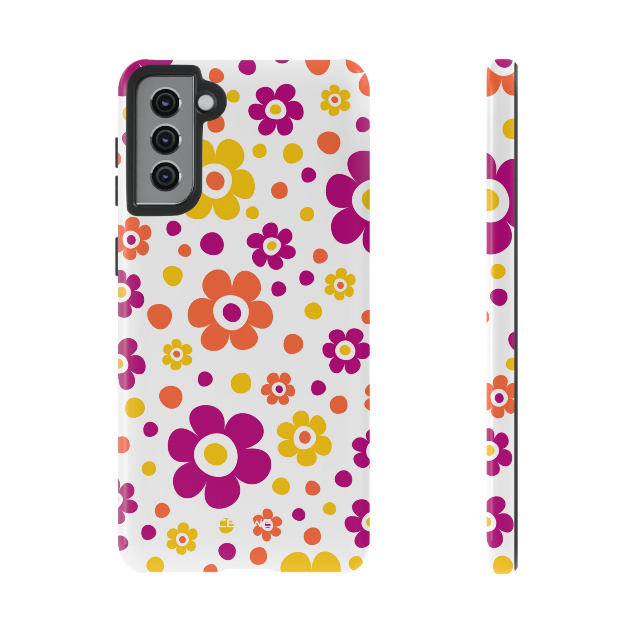 Retro Floral Playfulness - Samsung Case