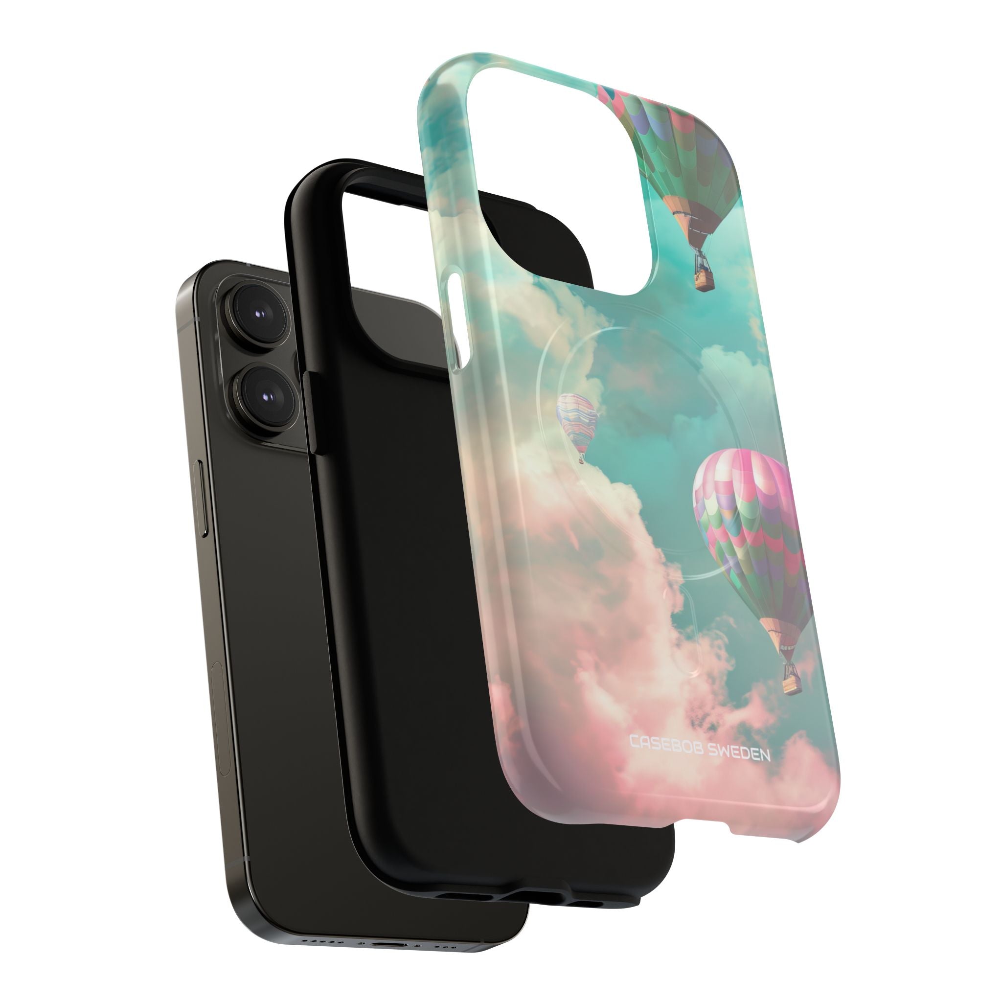 Pastel Balloon Adventure - Tough + MagSafe® iPhone 14 Phone Case