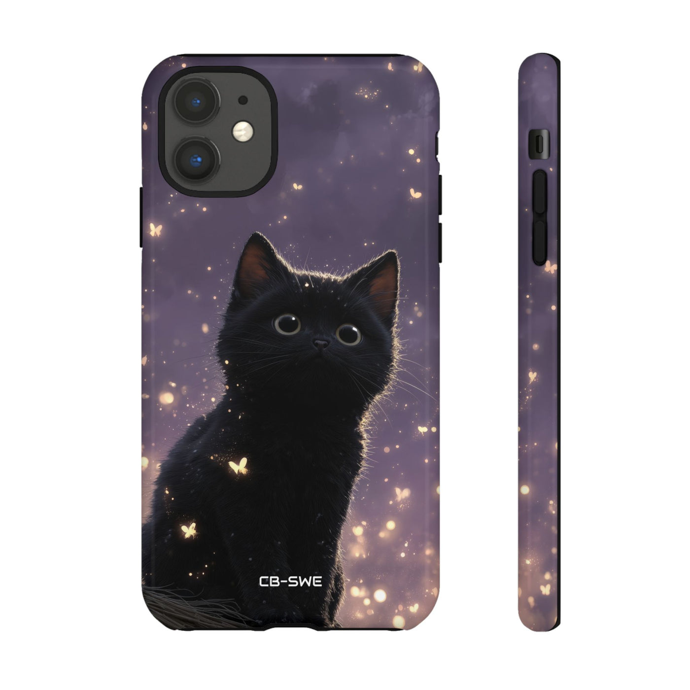Whimsical Cat Soars - iPhone Case