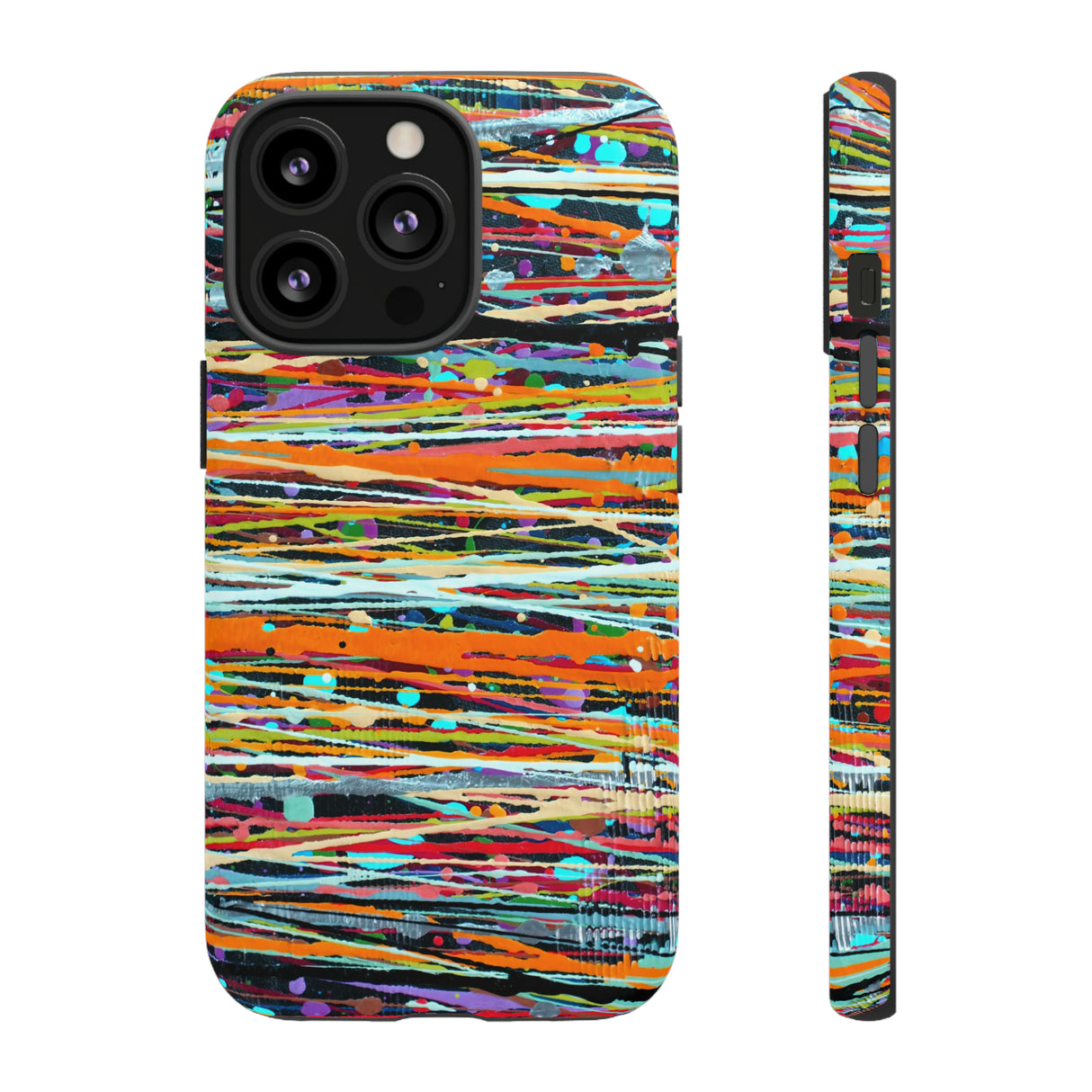 Oil painting - Stripe - Protective Phone Case