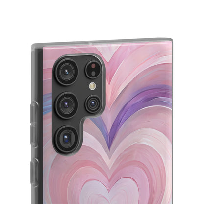 Radiant Heartbrush Samsung S22 Ultra Case - Soft