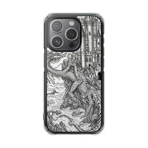 Dragon's Ascent - Phone Case for iPhone (Clear Impact - Magnetic)