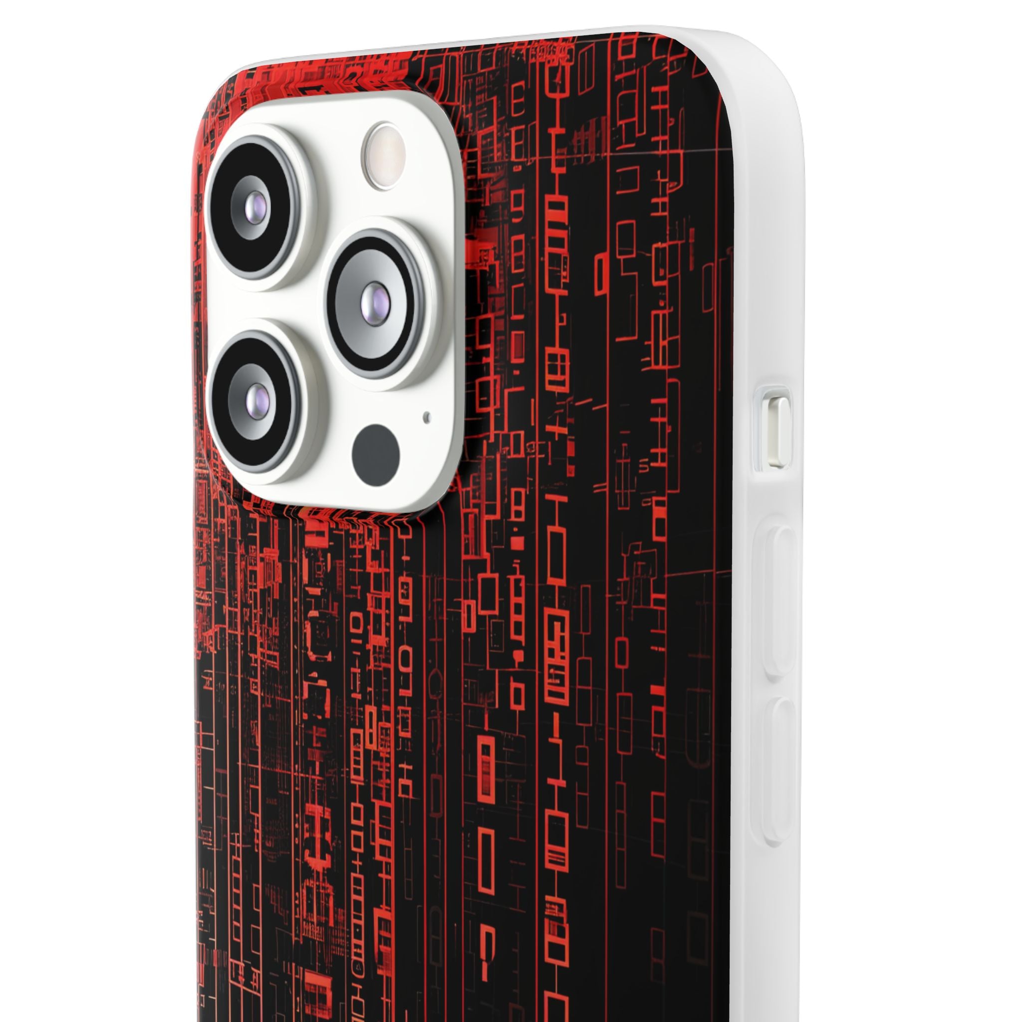 Crimson Glyphs iPhone 13 Pro - Soft