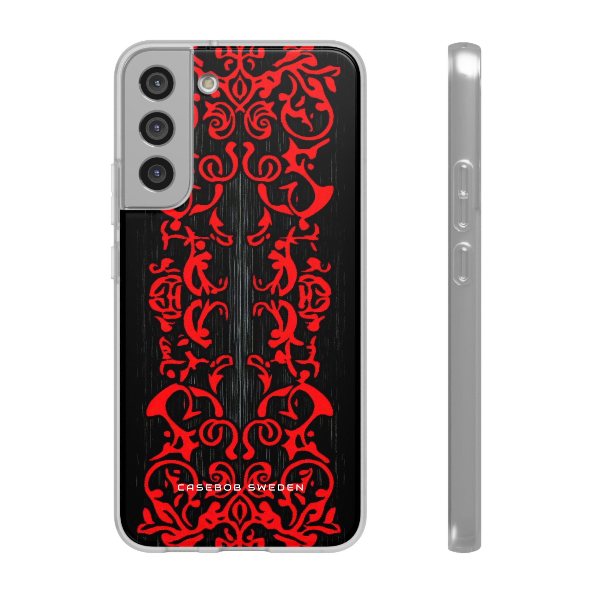 Gothic Crimson Symmetry Samsung S22 - Flexi Phone Case