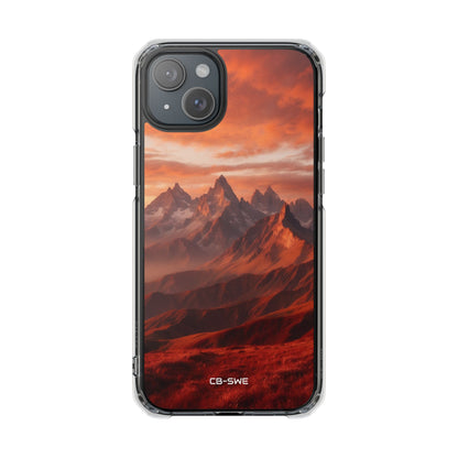 Mountain Peaks Glowing iPhone Case - Impact
