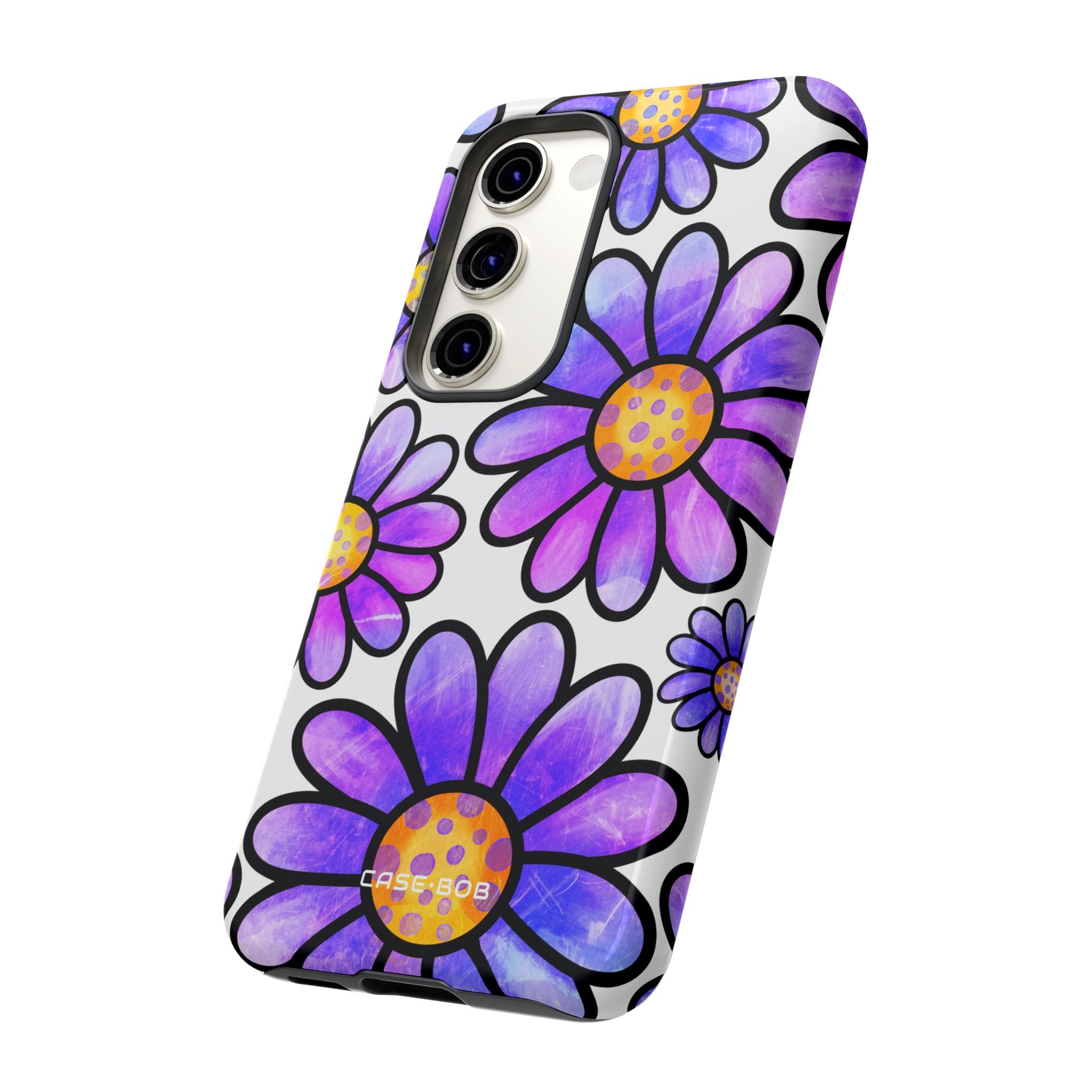 Polka Dot Blooms Samsung S23 Case - Tough