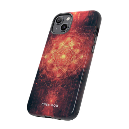Radiant Mandala iPhone 14 Plus Case - Tough