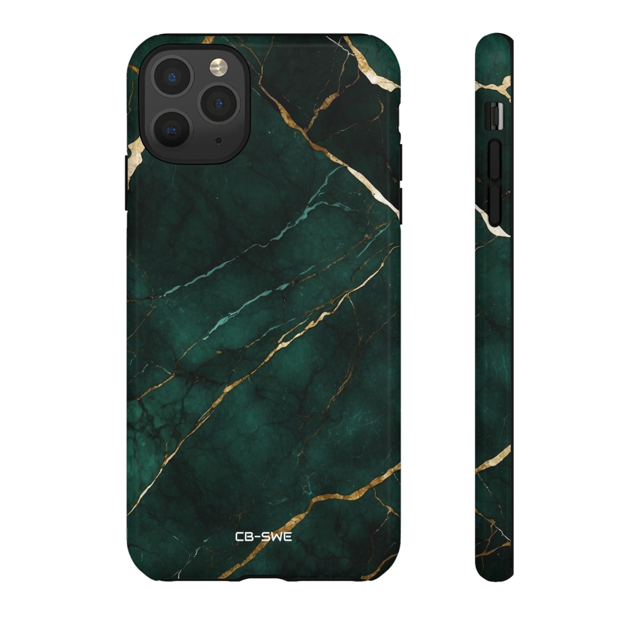 Emerald Veins Flow - iPhone Case