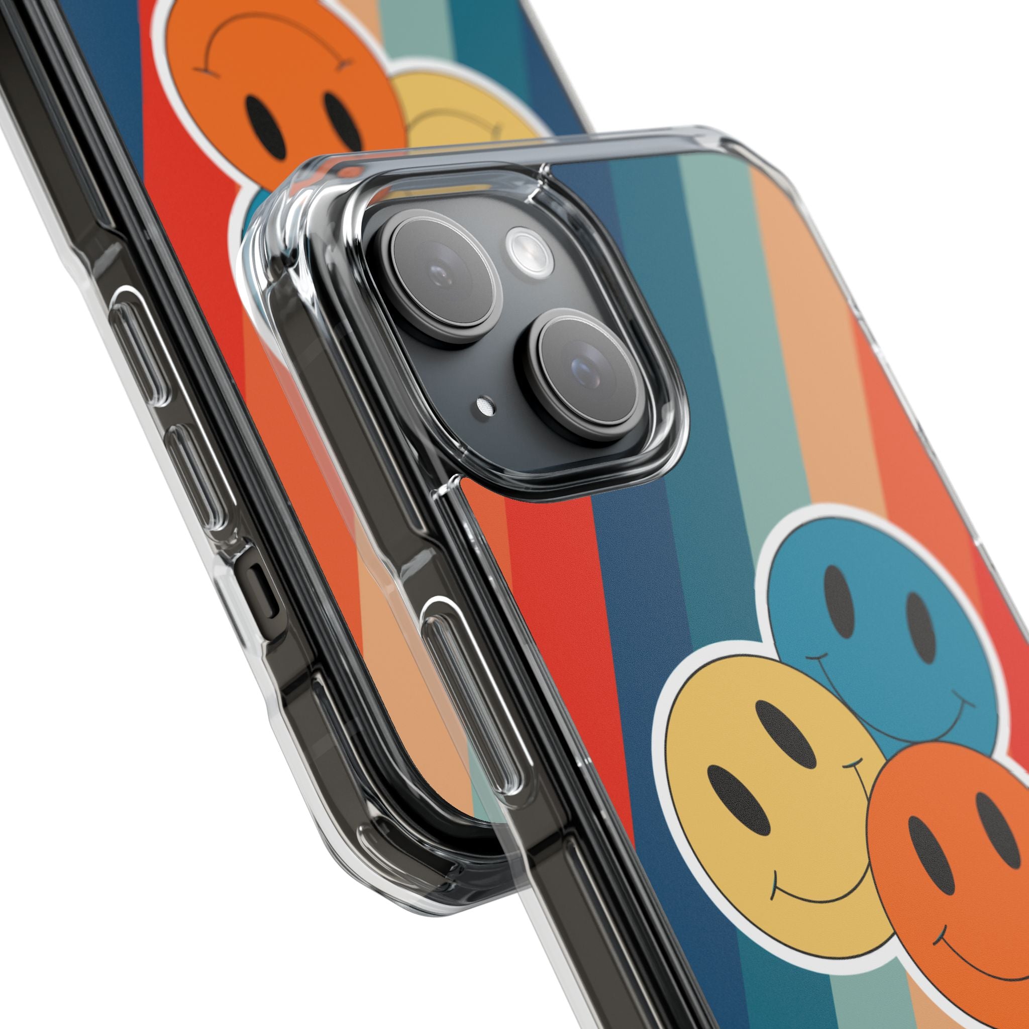Retro Smiley Harmony iPhone Case - Impact