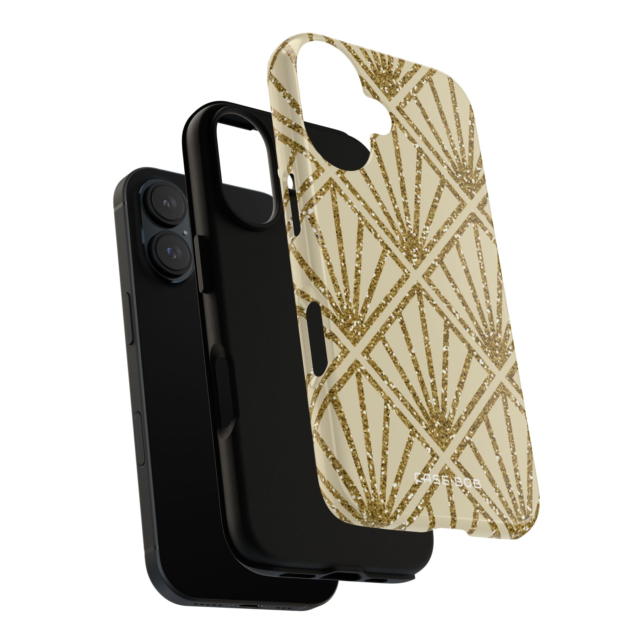 Gold Diamond Radiance iPhone 16 Plus Case - Tough