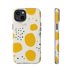 Dotted Yellow Simplicity - Protective Phone Case