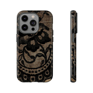 Broomrose Gothic Flower - Protective Phone Case