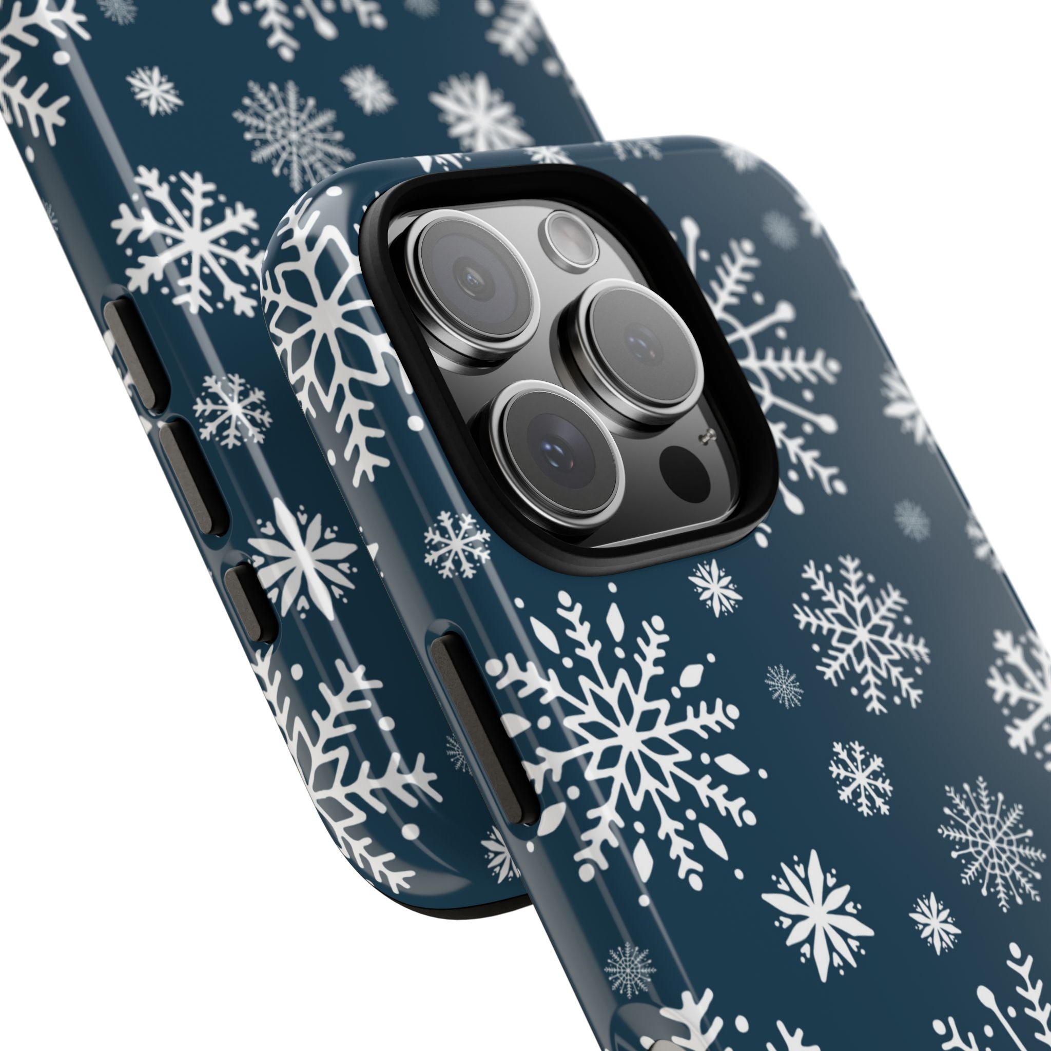 Snowflakes Dance Gracefully - iPhone Case