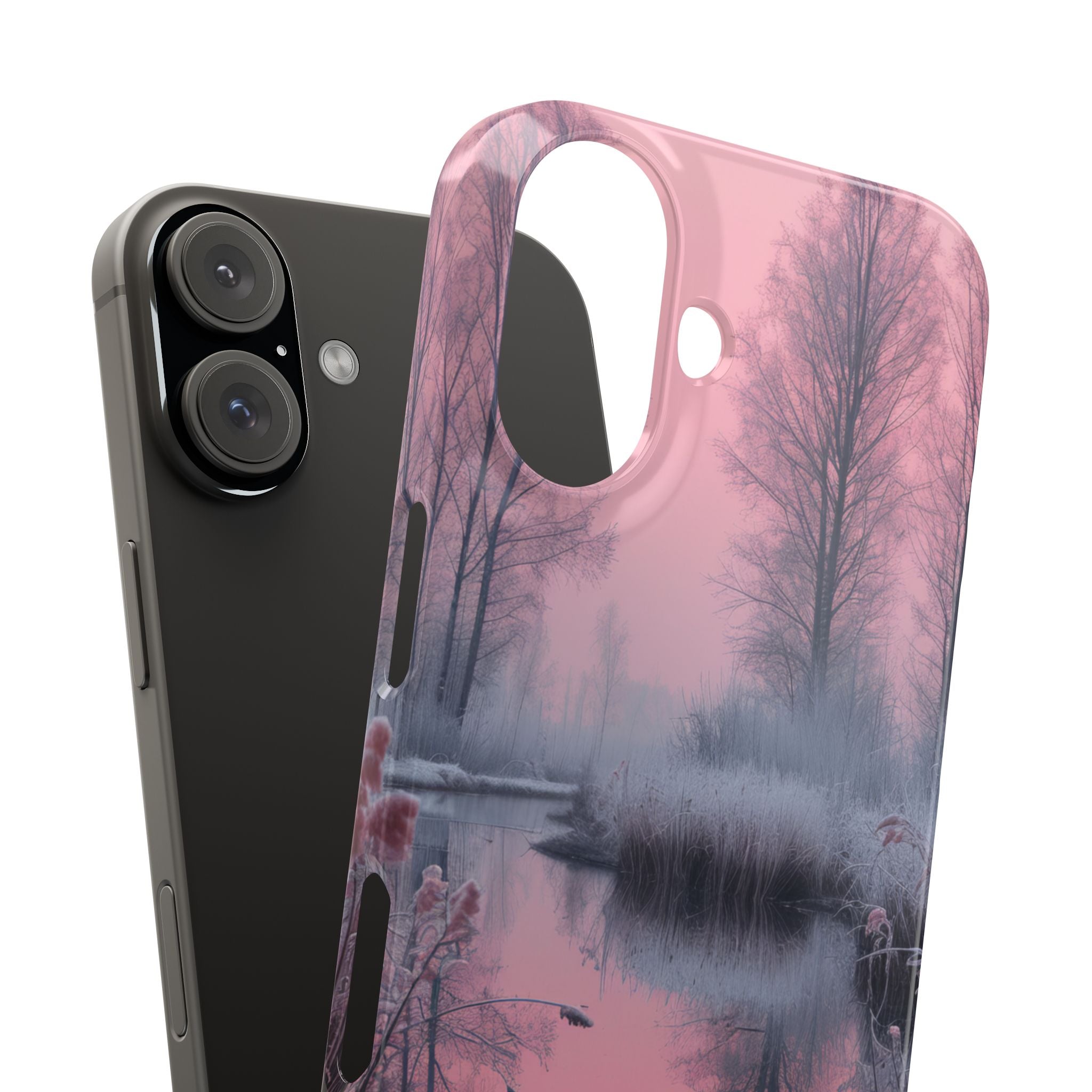 Pink Serenity Case - Slim iPhone 16 Phone Case