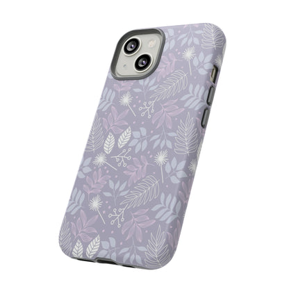 Purple Mona Leaf - Protective Phone Case