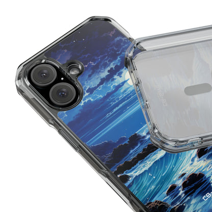 Moonlit Sea Dance iPhone Case - Impact