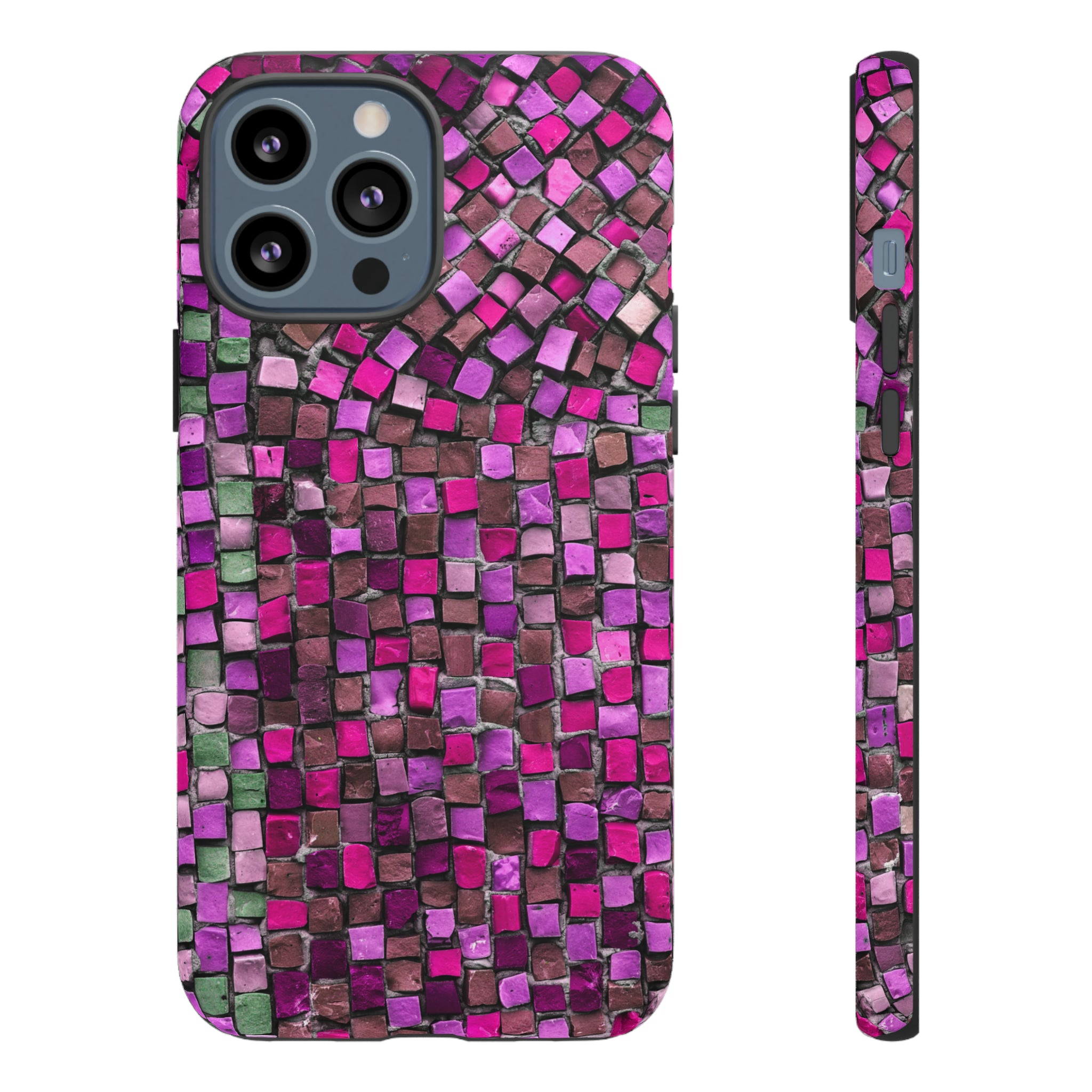 Purple Mosaic - Protective Phone Case