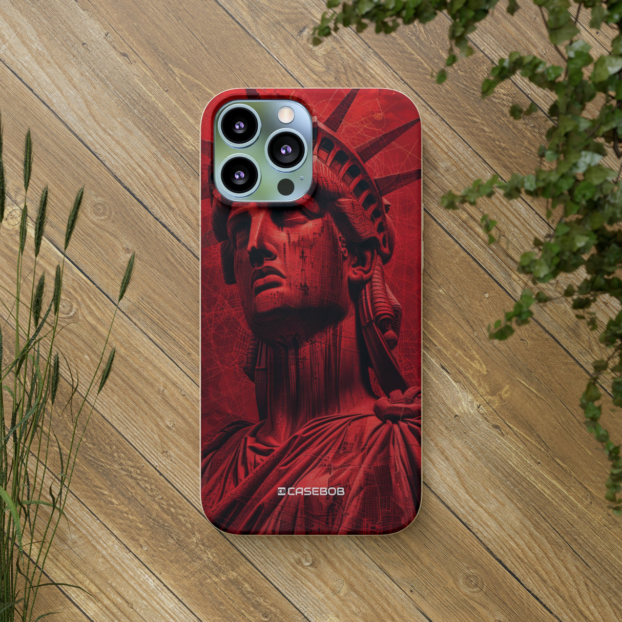 Red Liberty Revolution | Biodegradable Phone Case