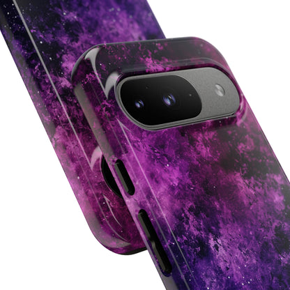 Cosmic Nebula Gradient Burst Google Pixel 9 - Tough Phone Case