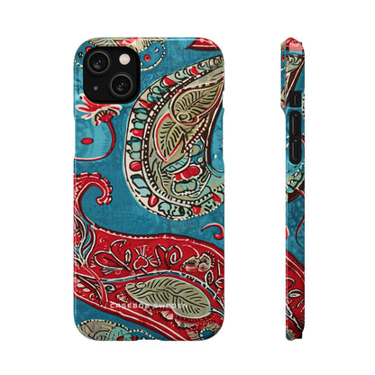 Vintage Paisley Elegance iPhone 14 - Slim Phone Case