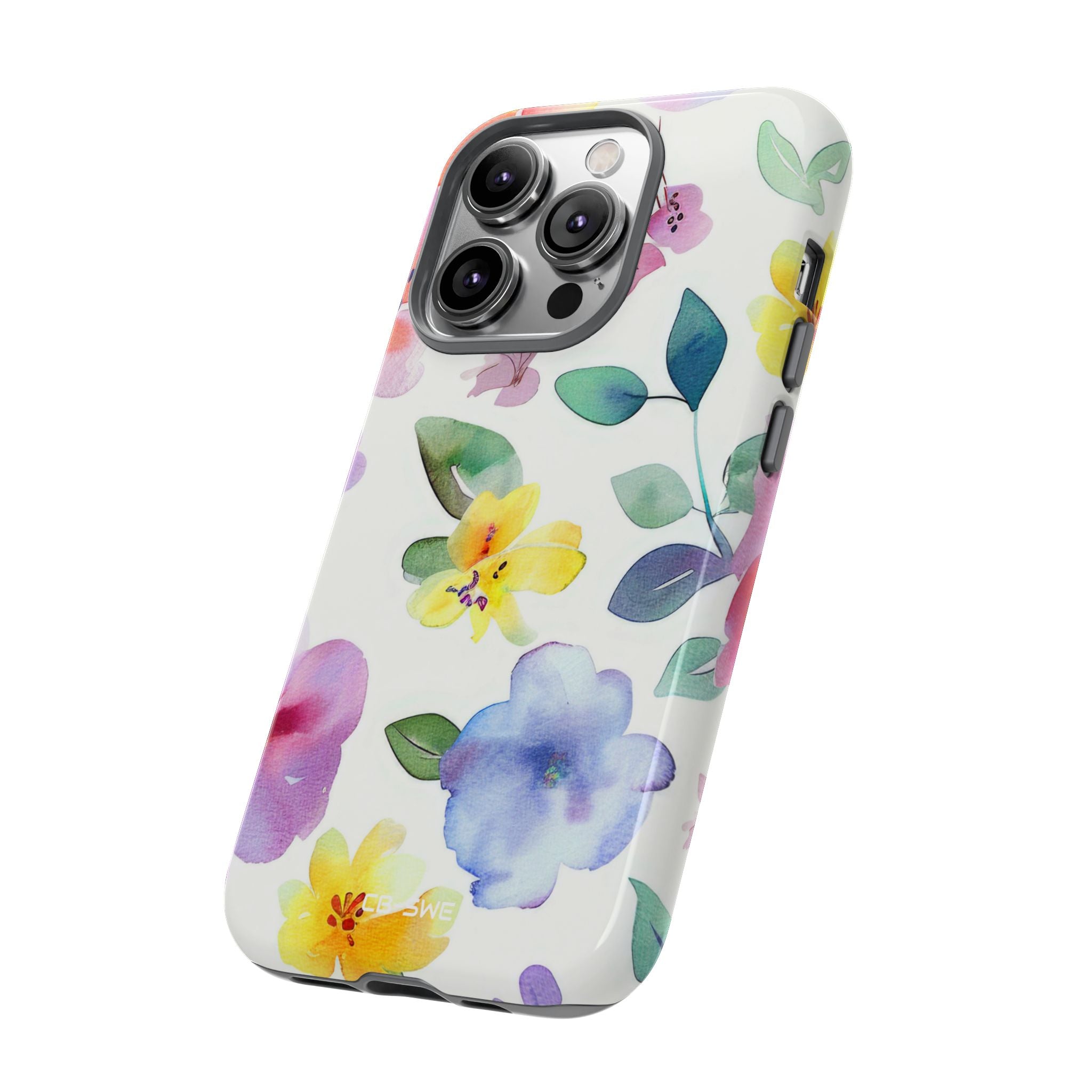 Whimsical Watercolor Florals - iPhone Case