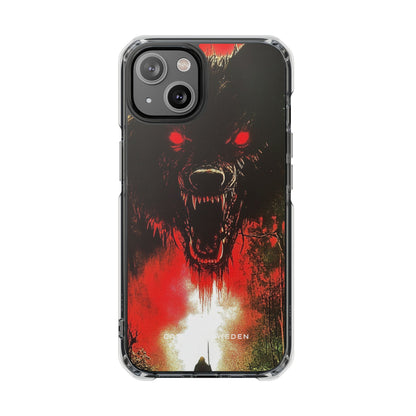 Bloodmoon Wolf's Lament iPhone 14 - Clear Impact Phone Case