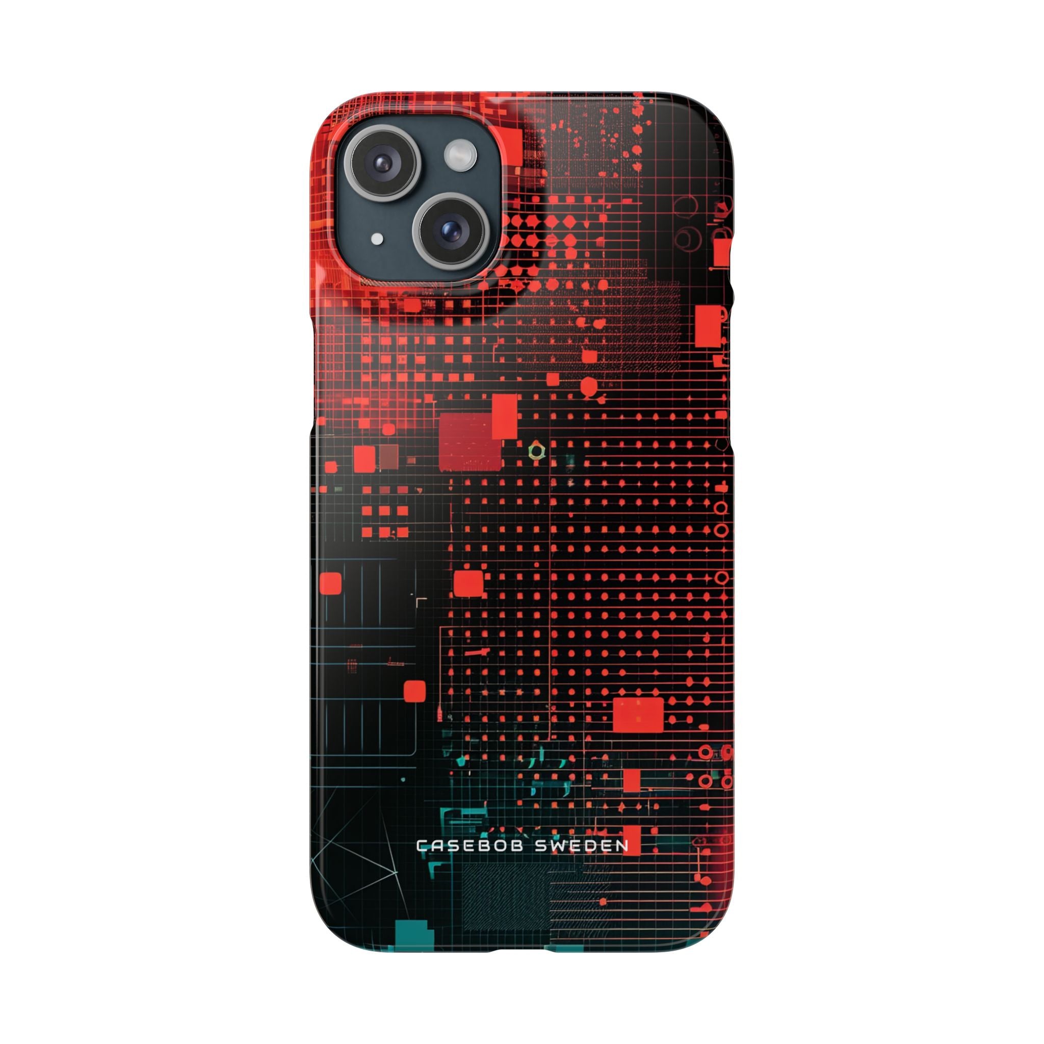 Gradient CyberFlux iPhone 15 - Slim Phone Case