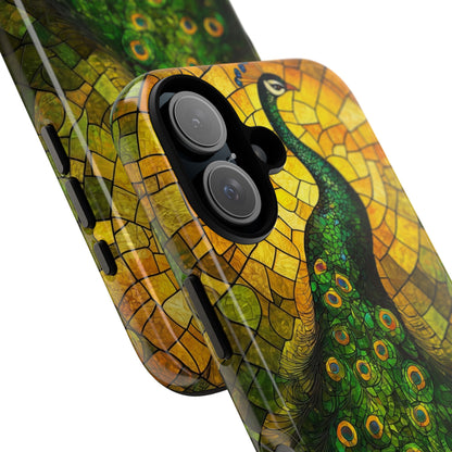 Peacock Spreads Light - iPhone Case