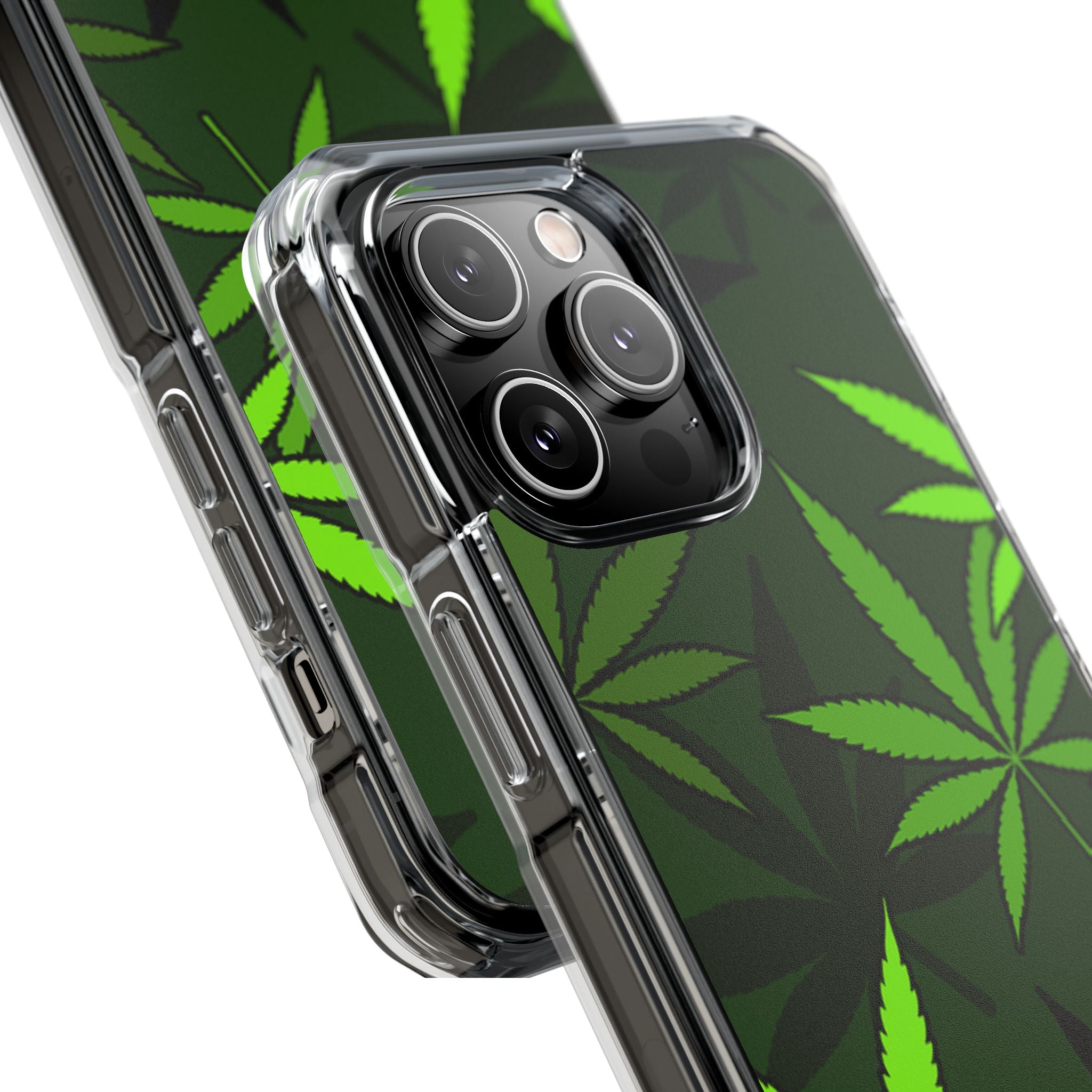 Green Leaf Symmetry iPhone Case - Impact