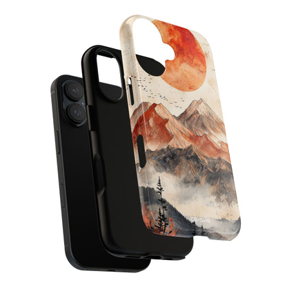Mountains Greet Sun - iPhone Case