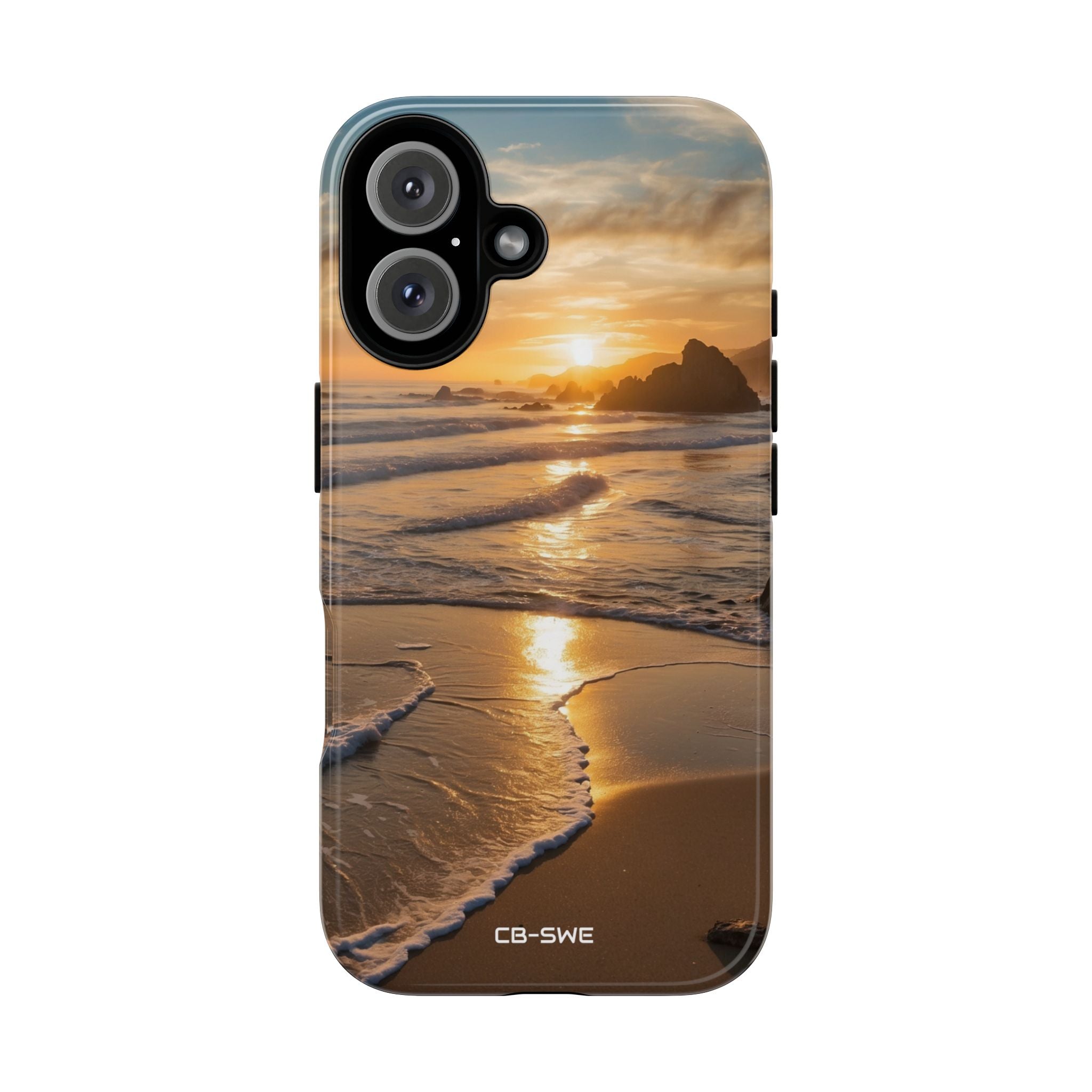 Waves Embrace Shore - iPhone Case