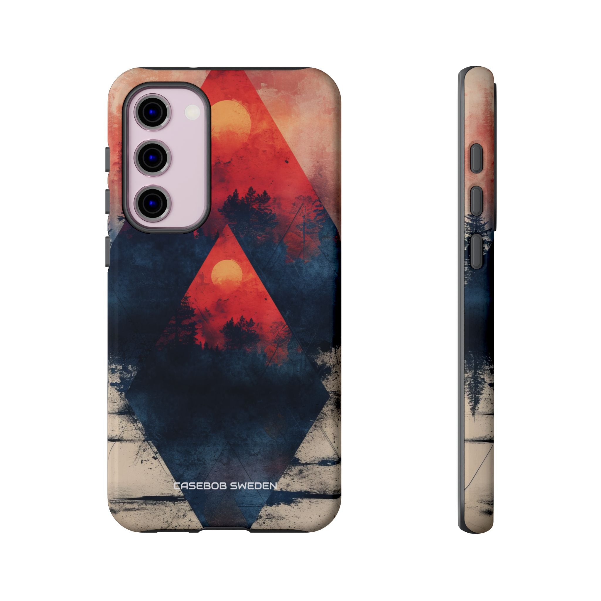 Red Sky Serenity - Tough Samsung S23 Phone Case