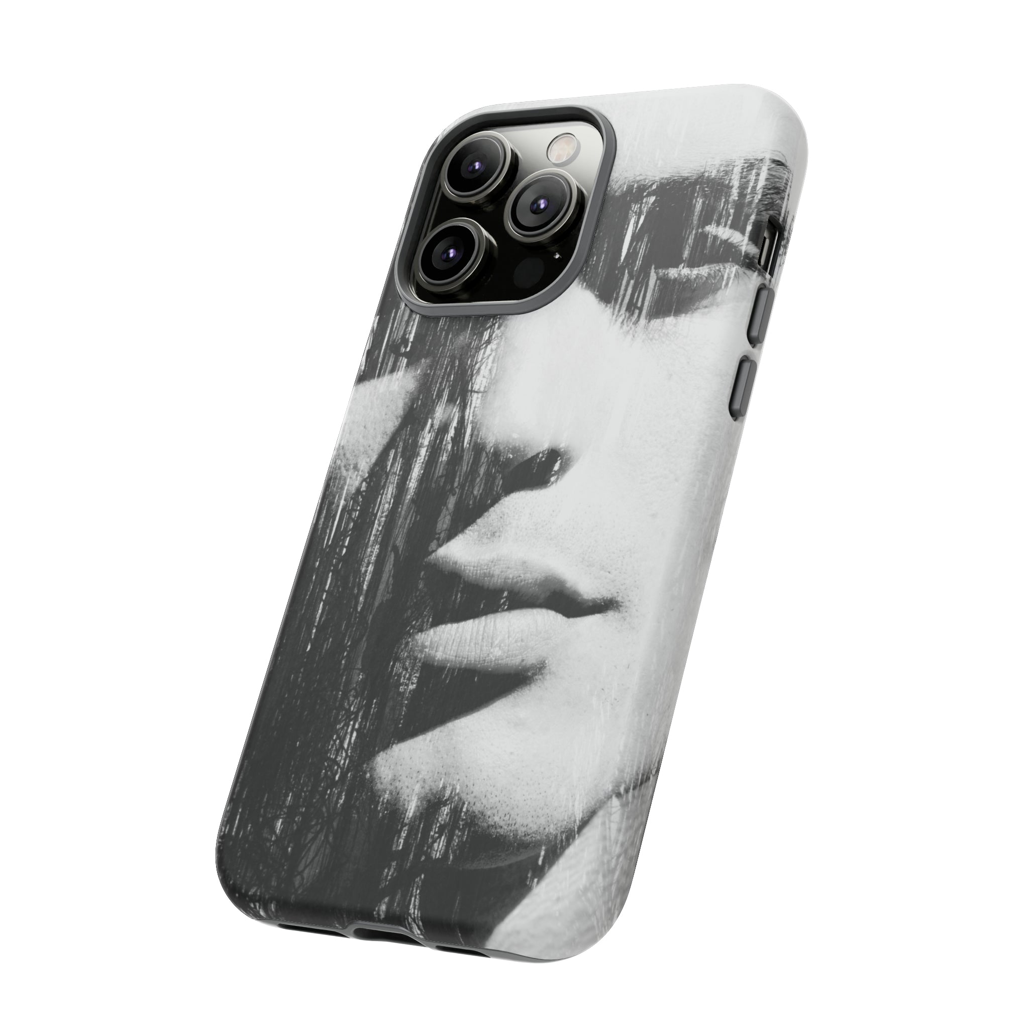 Black & White Pop Art - Protective Phone Case