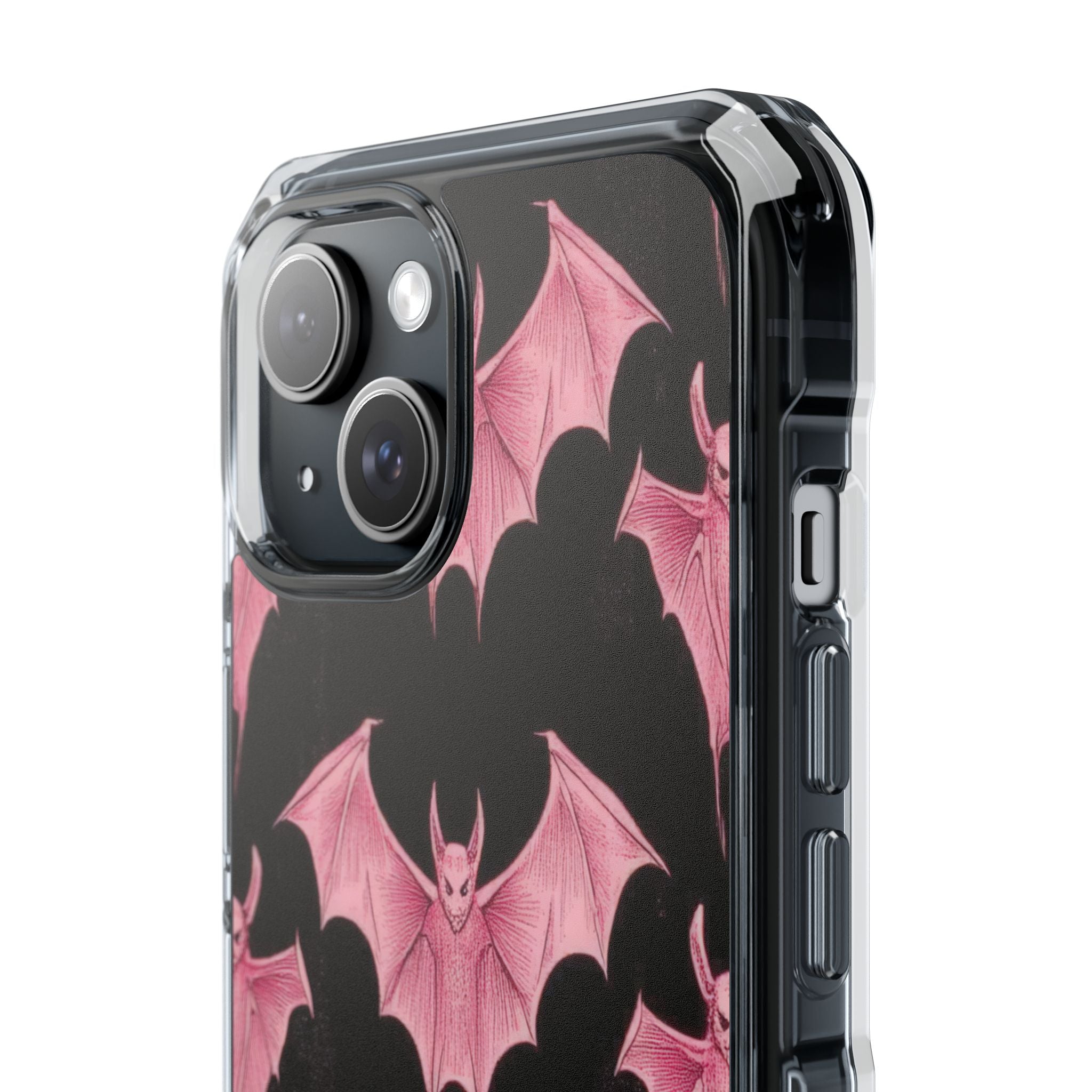Pink Batspread iPhone 15 Case - Impact